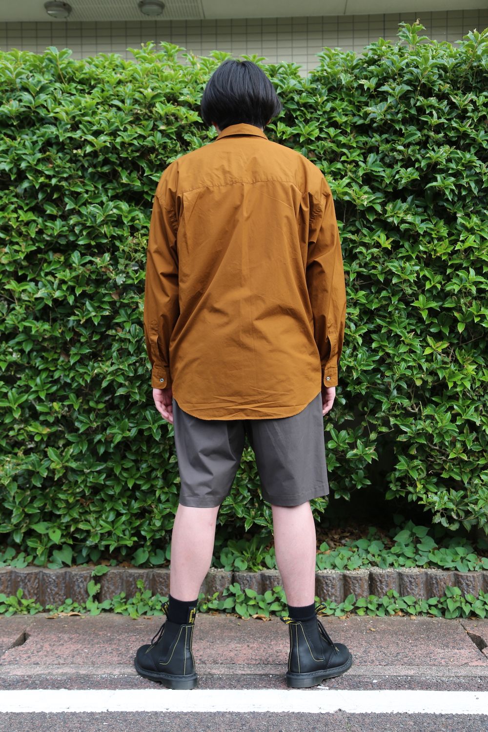 Graphpaper Broad L/S Oversized Regular Collar Shirt style.2021.6.20.