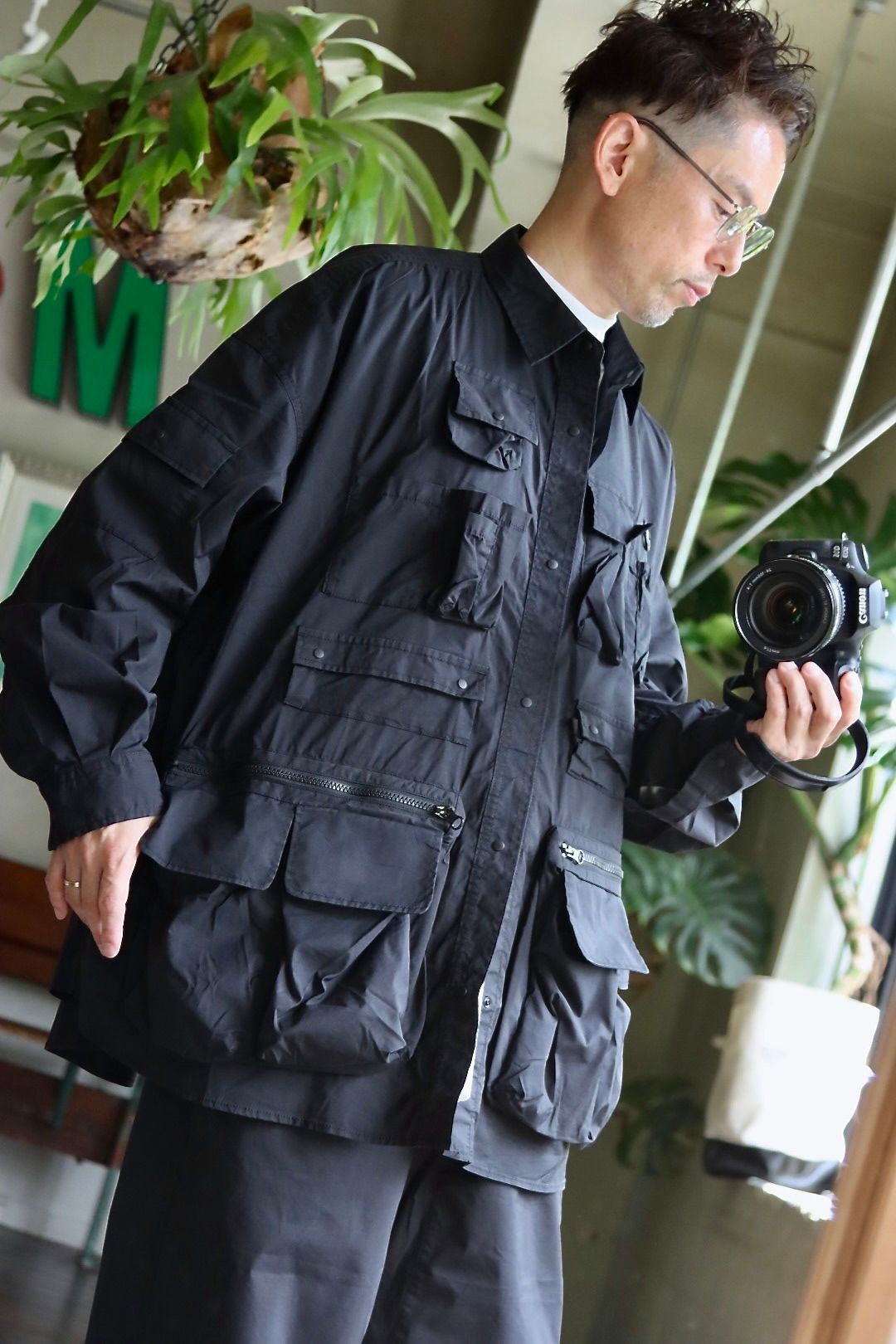 FreshService TACTICAL POCKET L/S SHIRT - ミリタリージャケット