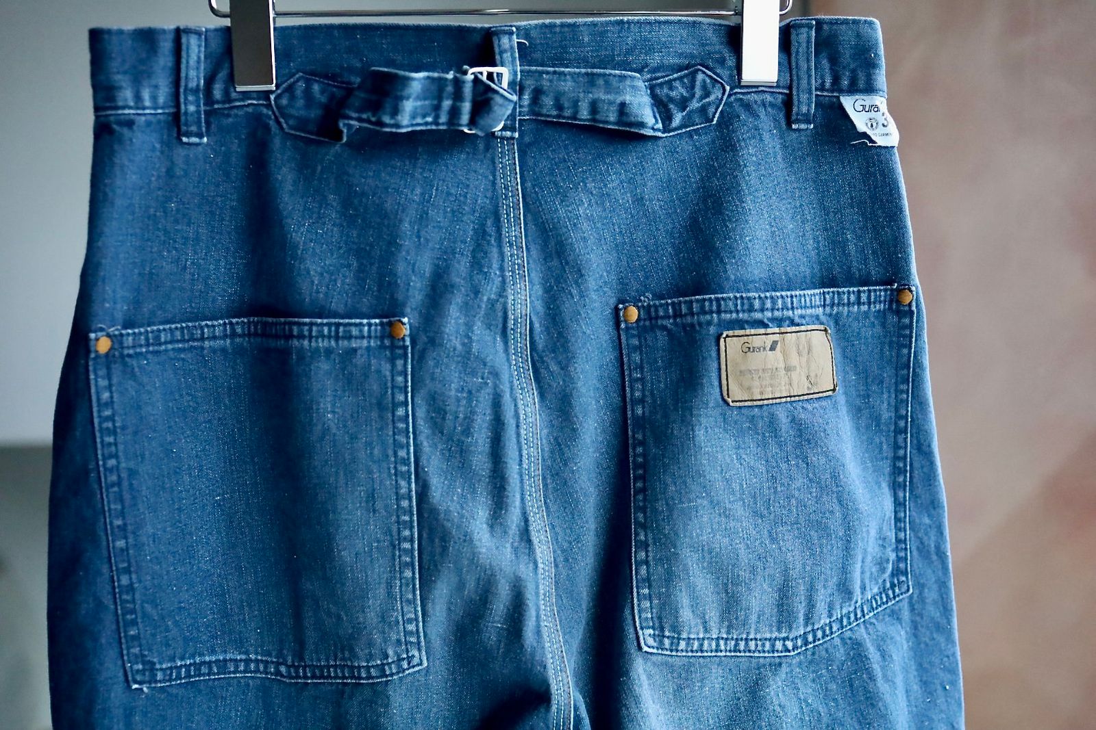 Gurank グランク 26SS パンツ Distressed 3stitch painter pants(2602U)INDIGO★新作発売！