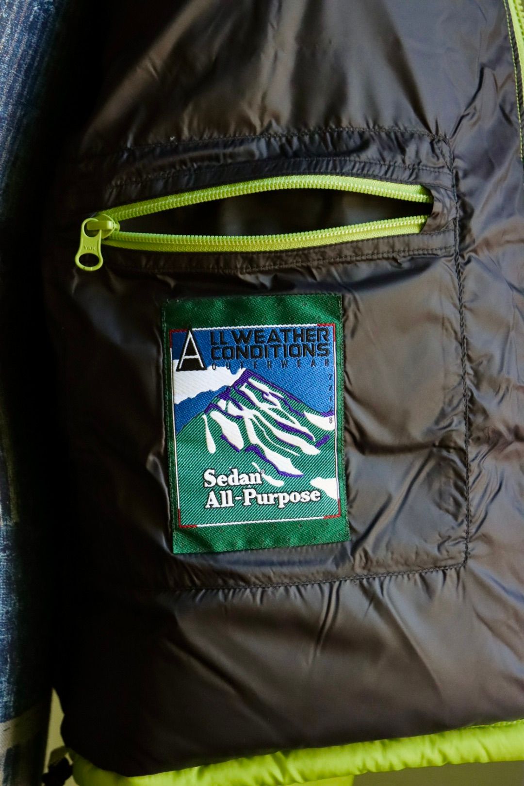 セダンオールパーパスFW23 Micro Ripstop Down Jacket (SD23F-JK06)Lime