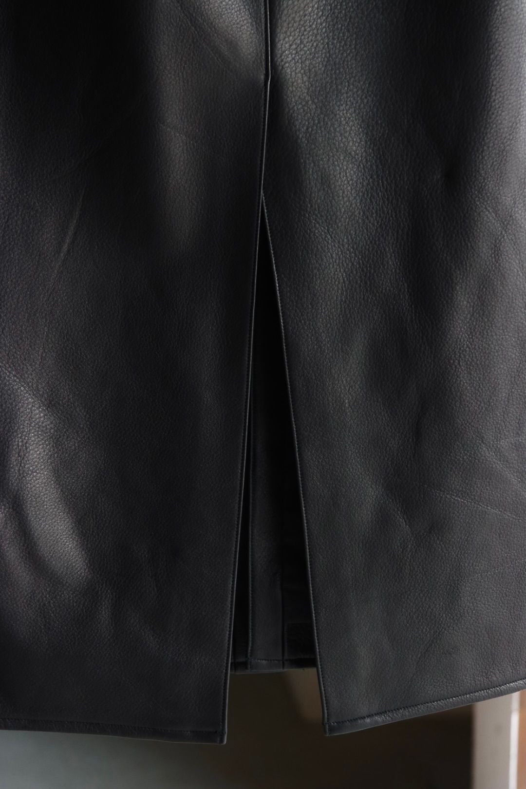 blurhms Women's 25FW Steer Leather Belted Skirt(BHSW25F8)Black☆8月29日(金)新作発売！