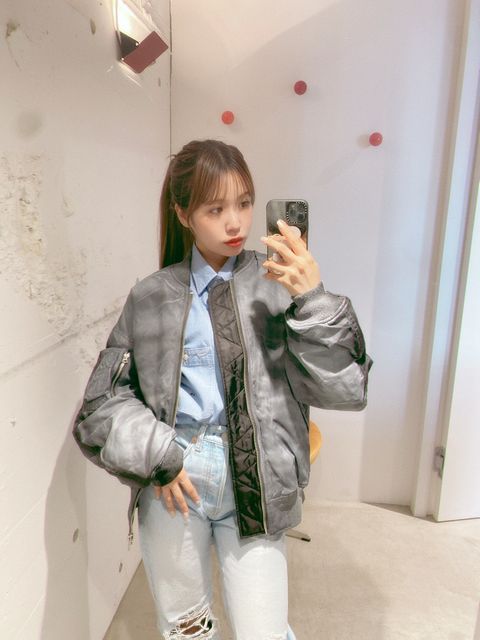 YOKE 新作SPREY PRINTED BOMBER JACKET style.2024.8.23