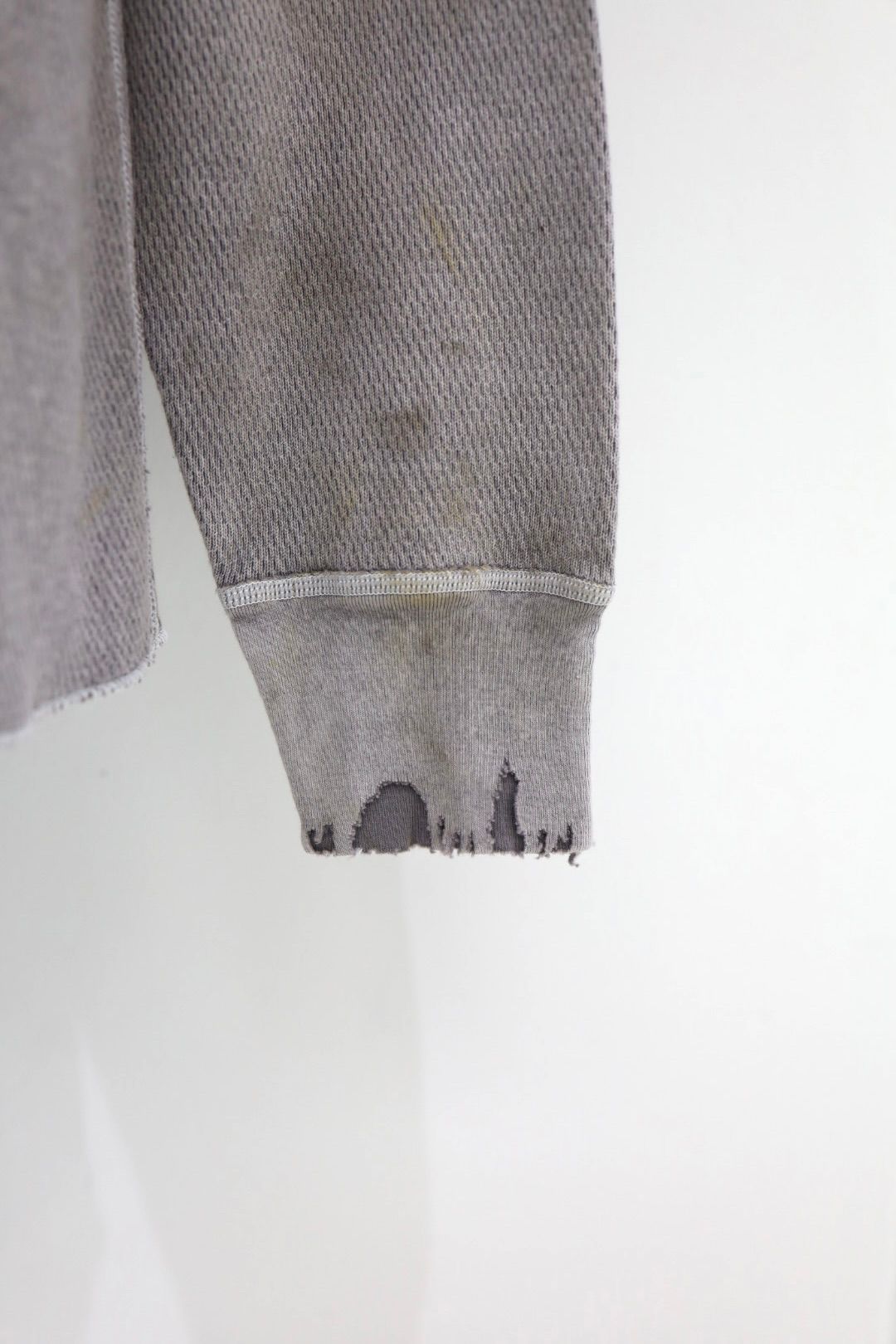 セントマイケル 26SS HONEYCOMB THARMAL SHIRT(SM-MK8-0000-034)CHARCOAL