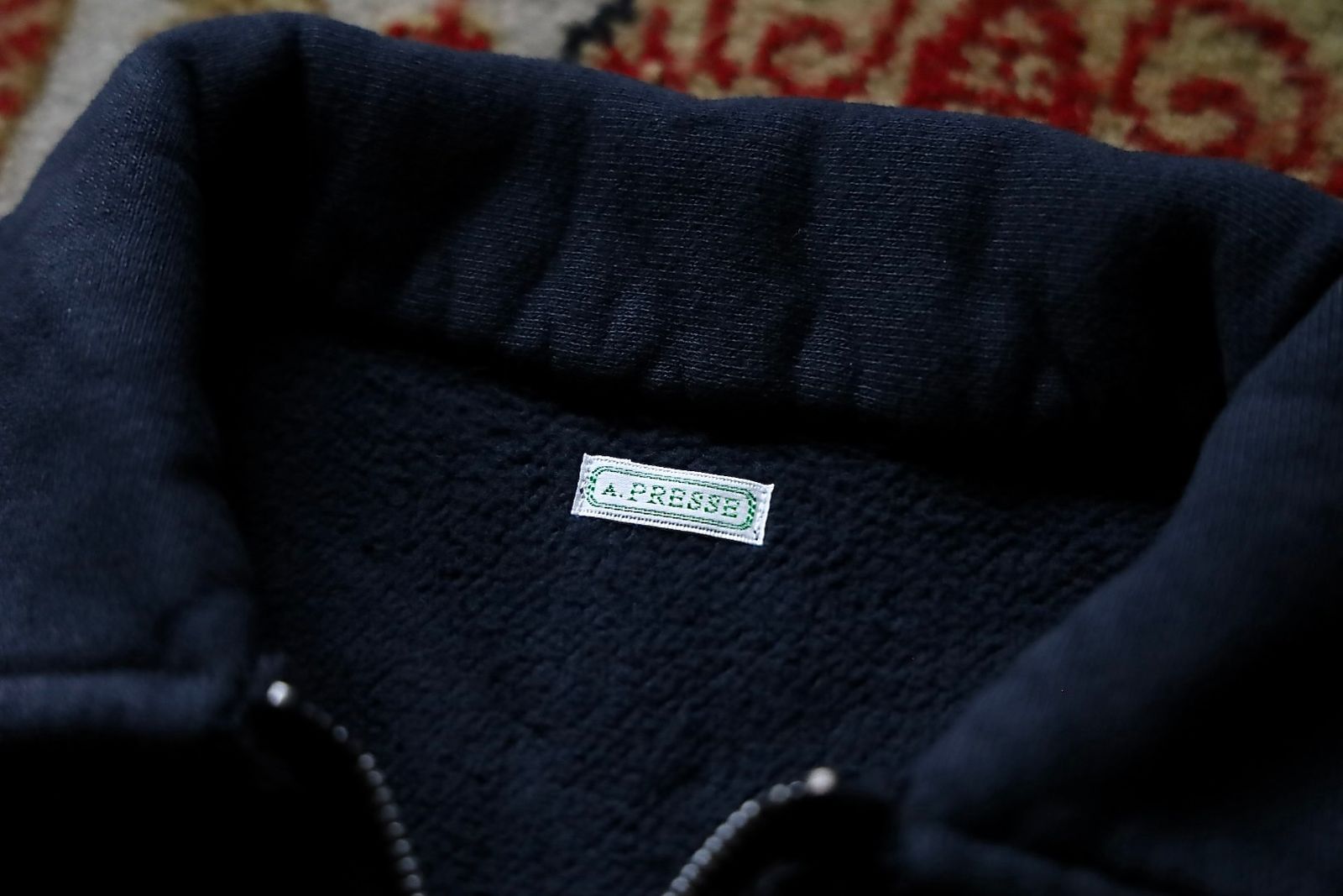 アプレッセ 2026 STYLE2 Vintage Half Zip Sweatshirt(26AAP-05-12)BLACK☆9月5日(土)発売！