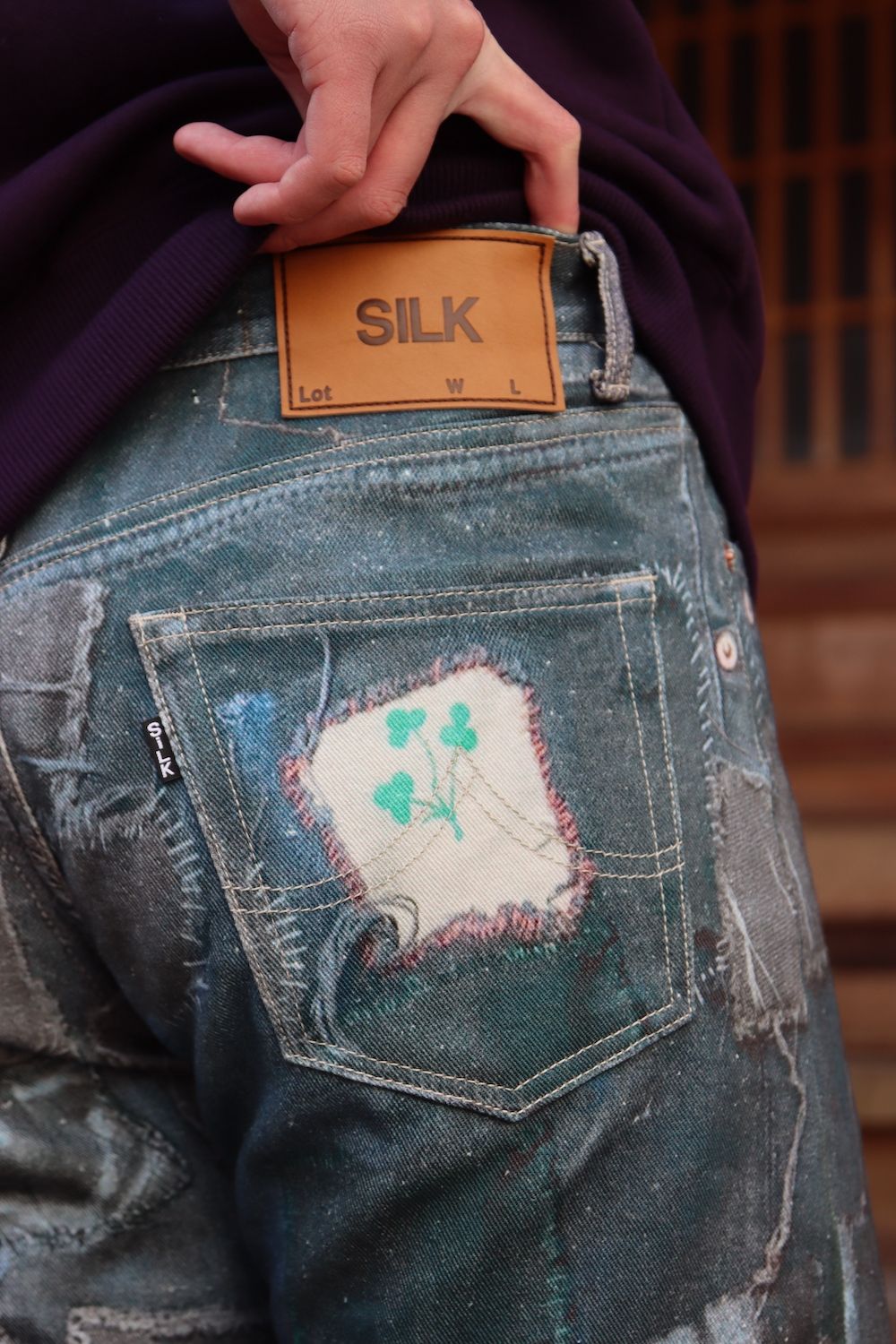 doublet VEGETABLE STEM EMBROIDERY HOODIE(22SS30CS211) style.2022.1.15.