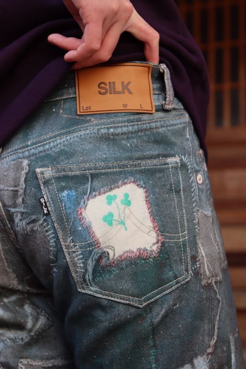 doublet VEGETABLE STEM EMBROIDERY HOODIE(22SS30CS211) style.2022.1.15.