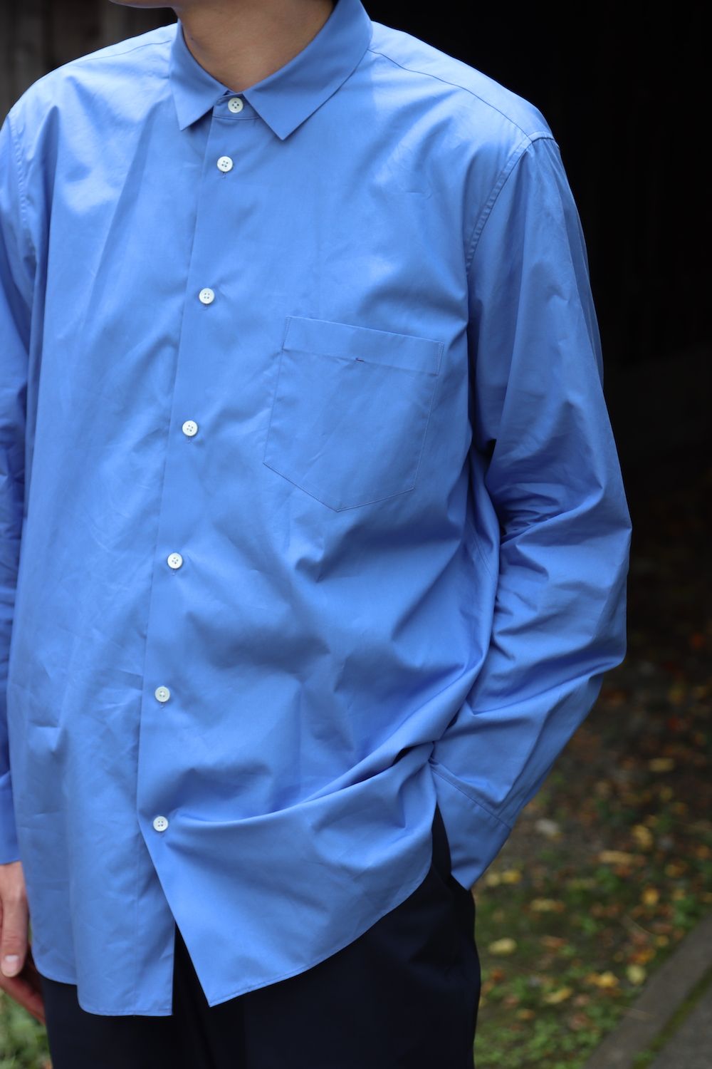 ATON 22FW STANDARD SHIRT style.2022.6.19.