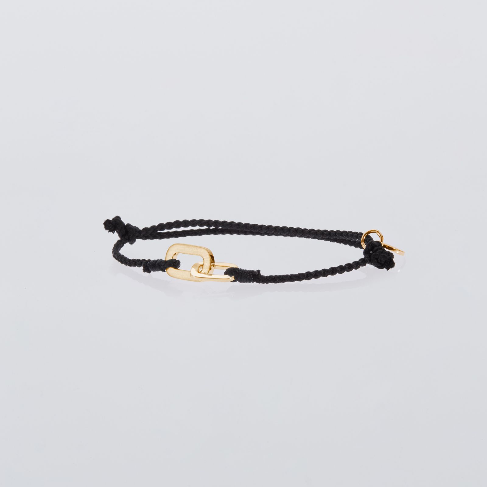 XOLO JEWELRY ショロジュエリー / Connect with Hair Line Link Silk Code Bracelet (XOCB006G)BLACK☆11月15日(土)発売！