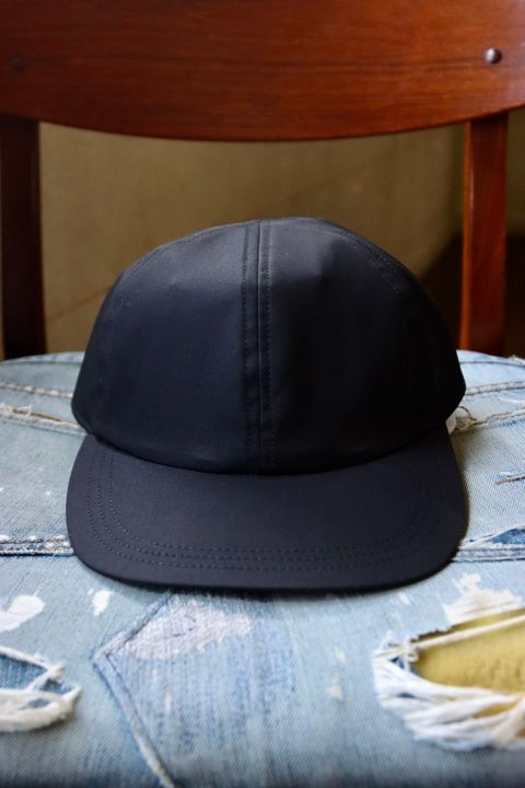 グラフペーパー Wooly Cotton Twill 6 Panel Cap(GU253-90050B)BLACK
