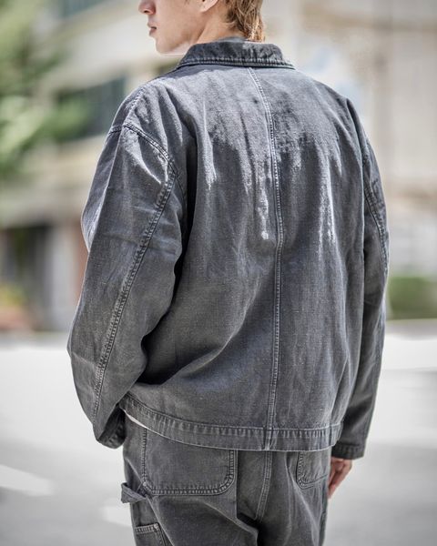 A.PRESSE Silk Hemp French Air Force Pilot Jacket&Silk Hemp Double Knee Pants style 2024.7.27日発売！