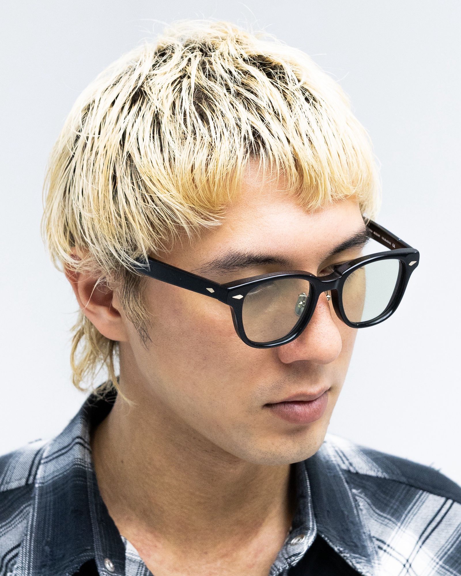 ノチノオプティカル "SANSUI FR" #2.GLOSS BLACK × GREY GREEN to GREY (調光モデル)☆4月18日(土)再入荷！