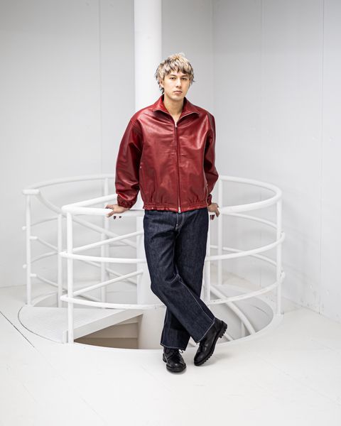 YOKE Carf Leather Truck Jacket (RED)1月24(土)新作発売！