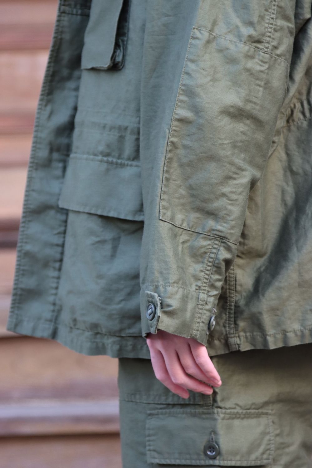 Graphpaper Cotton Linen Moleskin Military Jacket(GU221-30094)  style.2022.1.29. | 2211 | mark