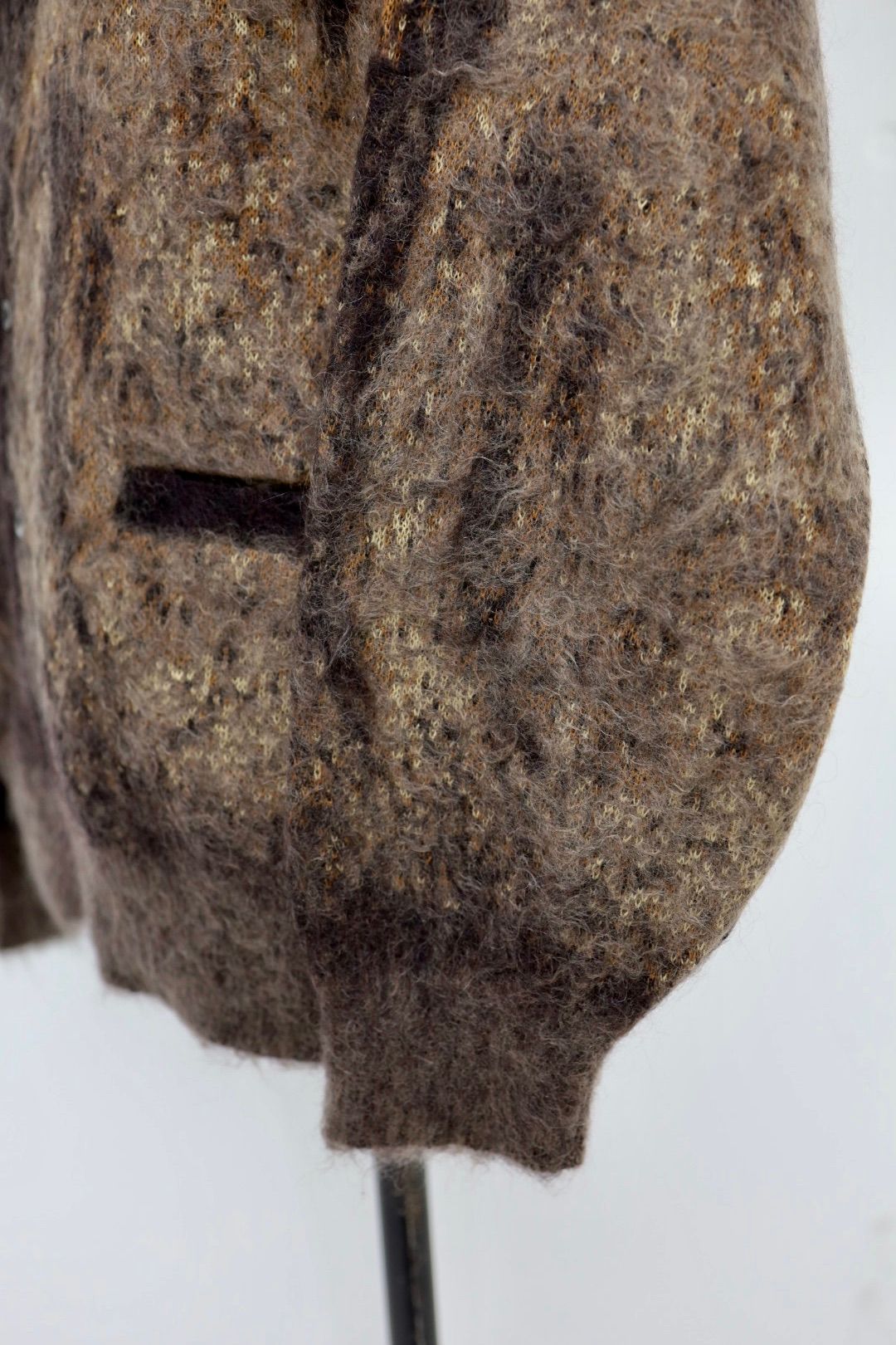 ヨーク  ニット Abstract Jaquard Mohair Cardigan(YK26SS01233S)BROWN☆11月29日(土)発売！