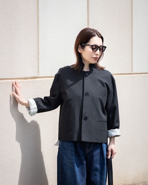 Graphpaper 新作Brushed Cotton Gabardine Stand Collar Jacket style.2026.04.05