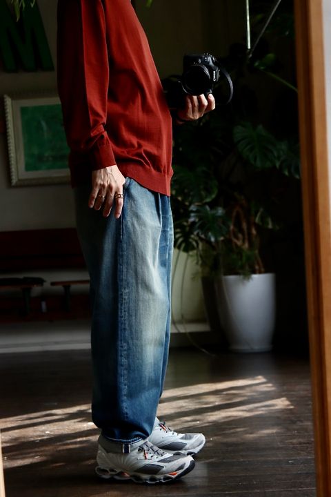 グラフペーパー22AW High Gauge High Neck Knitスタイル.2022.8.13.