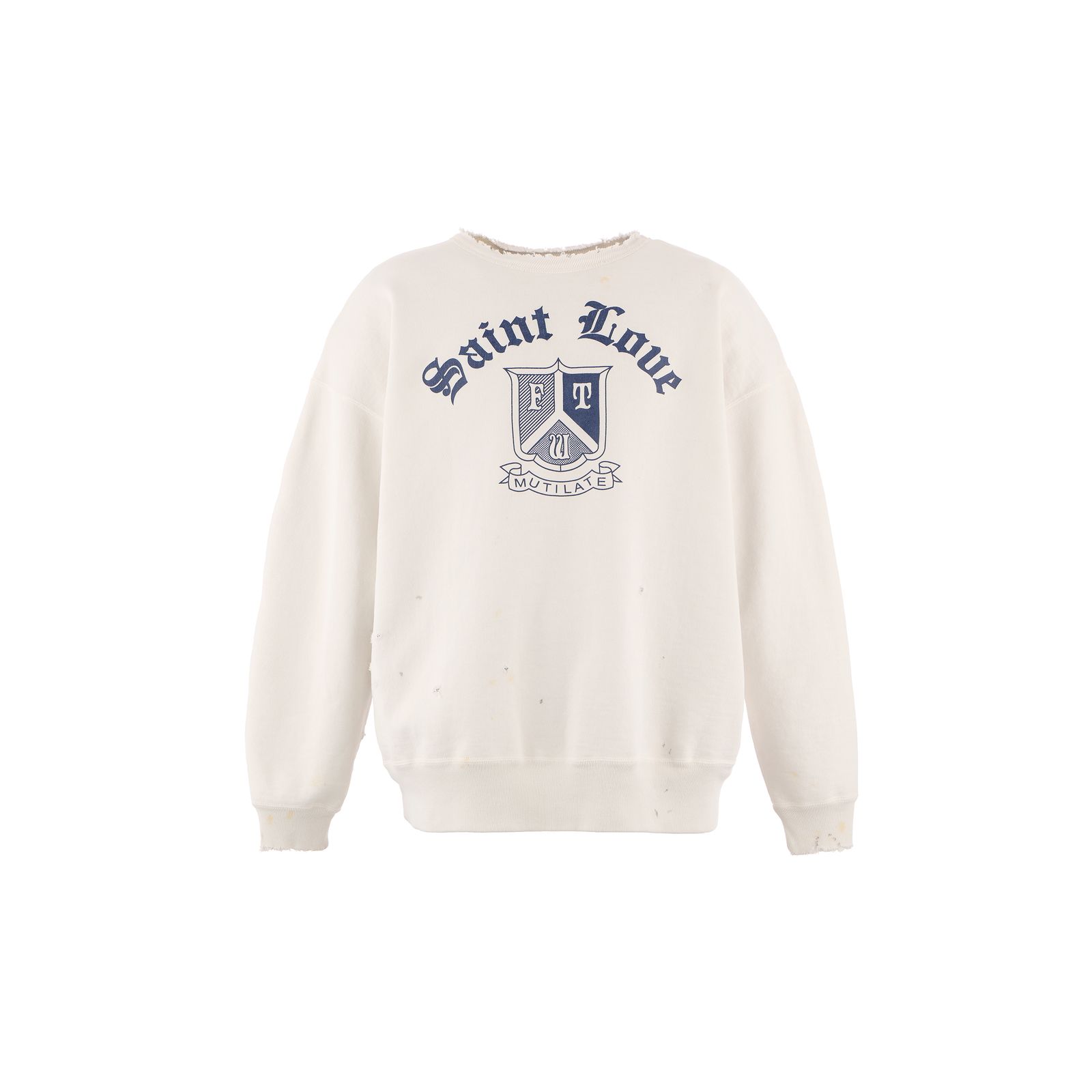 セントマイケル  SAINT LOUE CREW NECK SWET(SM-HR1-0000-047)WHITE★10月11日(土)発売！