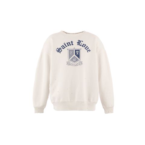 セントマイケル  SAINT LOUE CREW NECK SWET(SM-HR1-0000-047)WHITE★10月11日(土)発売！