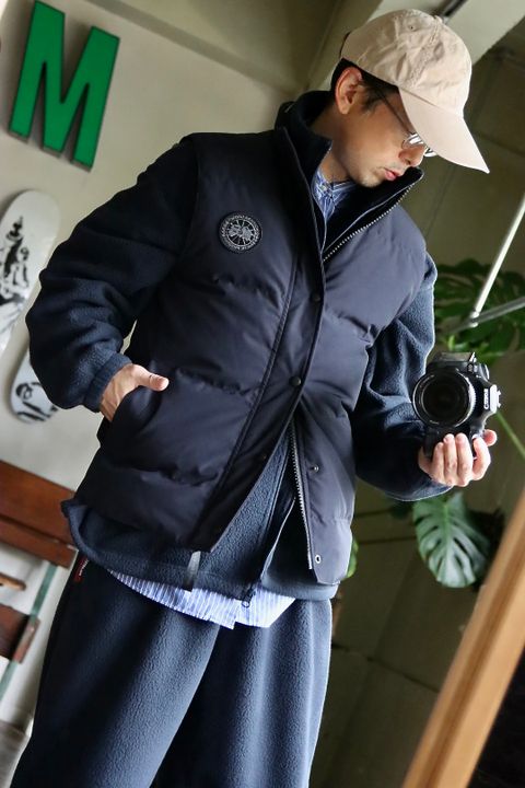 CANADA GOOSE カナダグース22AW GARSON VEST BLACK LABELスタイル 