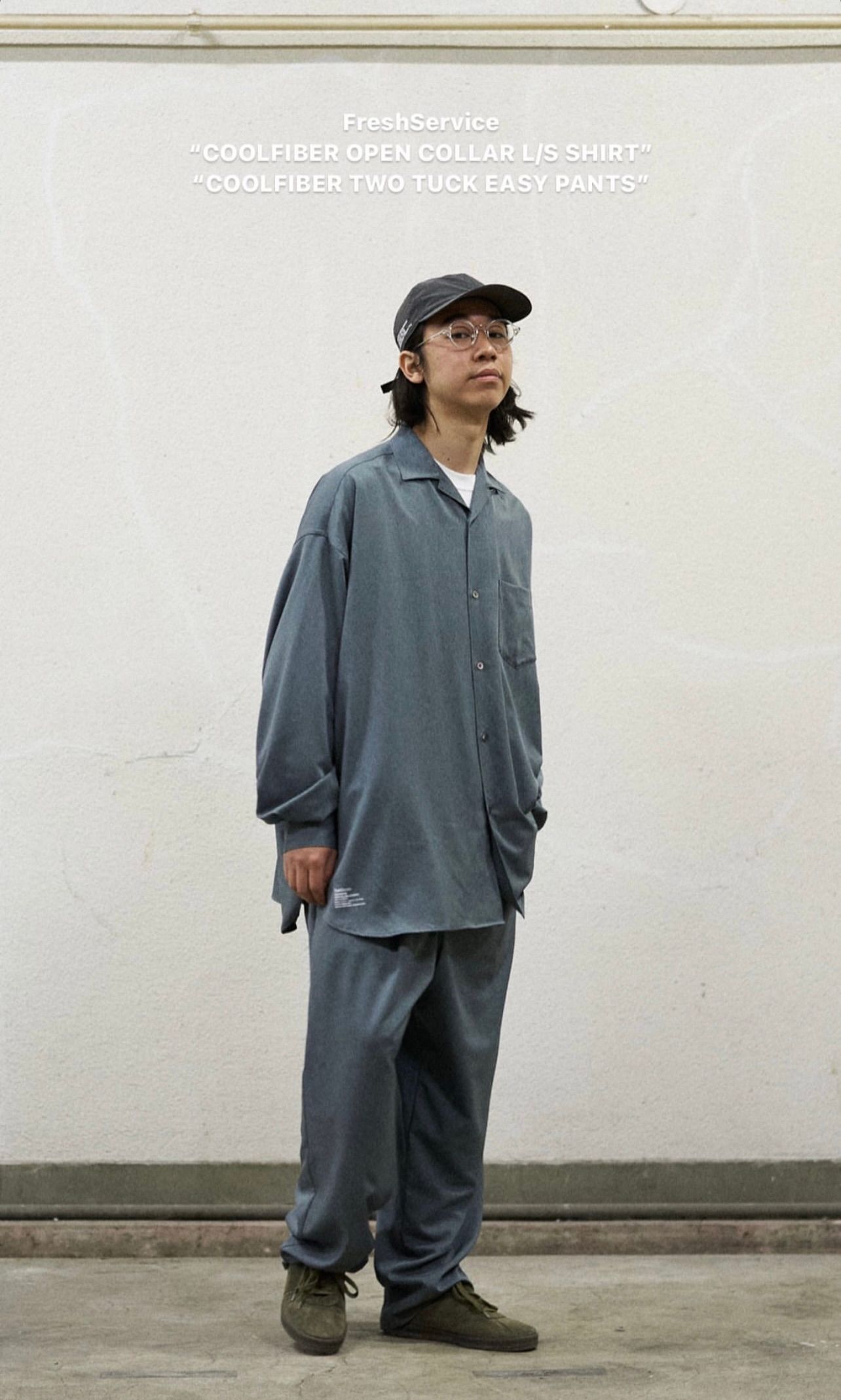 FreshService - フレッシュサービス23SS COOLFIBER TWO TUCK EASY