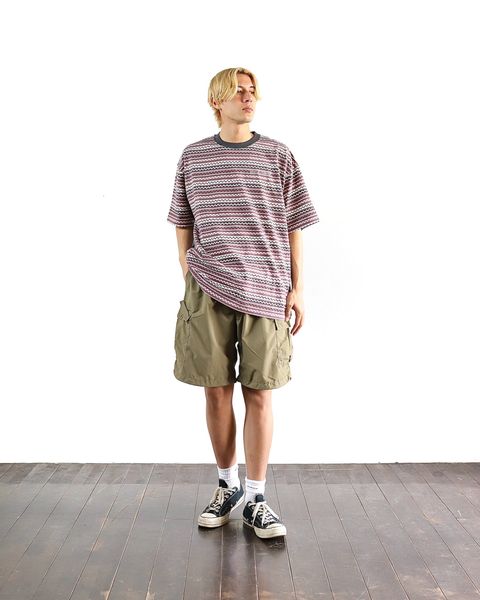 セダンオールパーパス 24SS Jaquard Striped S/S Tee style(Matcha) 2024.4.5