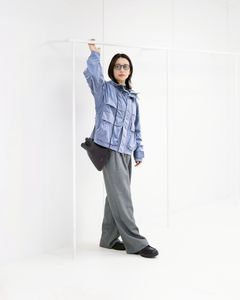 marka / FIELD PARKA -RECYCLED NYLON CHAMBRAY TAFFETA- style 2025.12.27