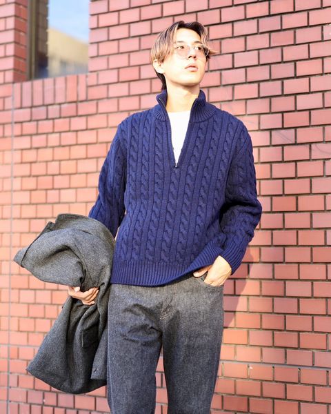 A.PRESSE Tweed Tailored Jacketスタイル