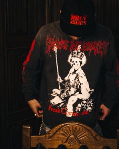 セントマイケル Tシャツ SAINT IS A KISS LS TEE(SM-HR1-0000-028)BLACK★9月13日(土)発売！