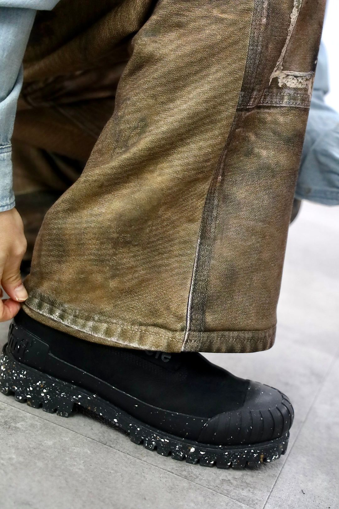 トーキングアバウト ジ アブストラクション 26SS PRINT FLARE PT(26SS-PT-003)BROWN新作発売！