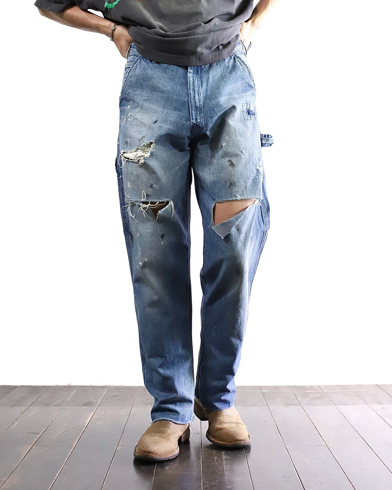セントマイケル 24SS SAINT_DENIM PANTS style 2024.5.17
