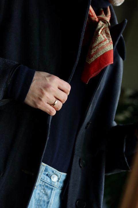 A.PRESSE US.ARMY Mackinaw Coatスタイル