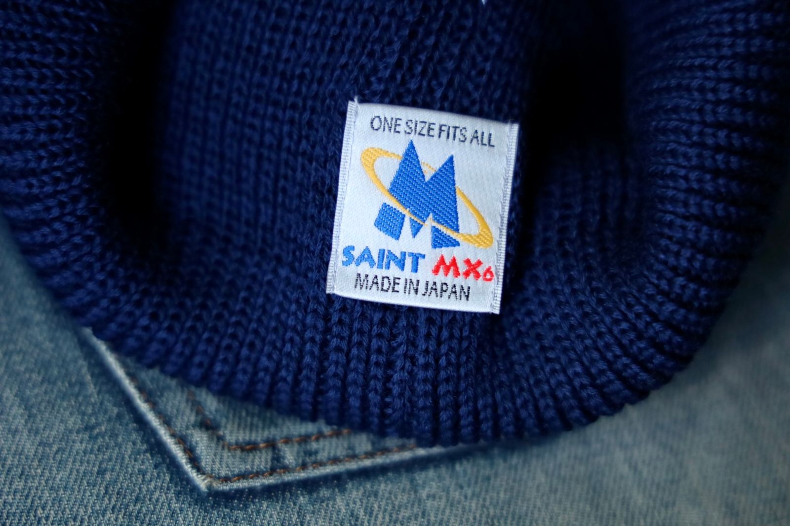 セントマイケル24AW SAINT KNIT CAP(SM-YS1-0000-083)NAVY☆10月12日(土)発売！