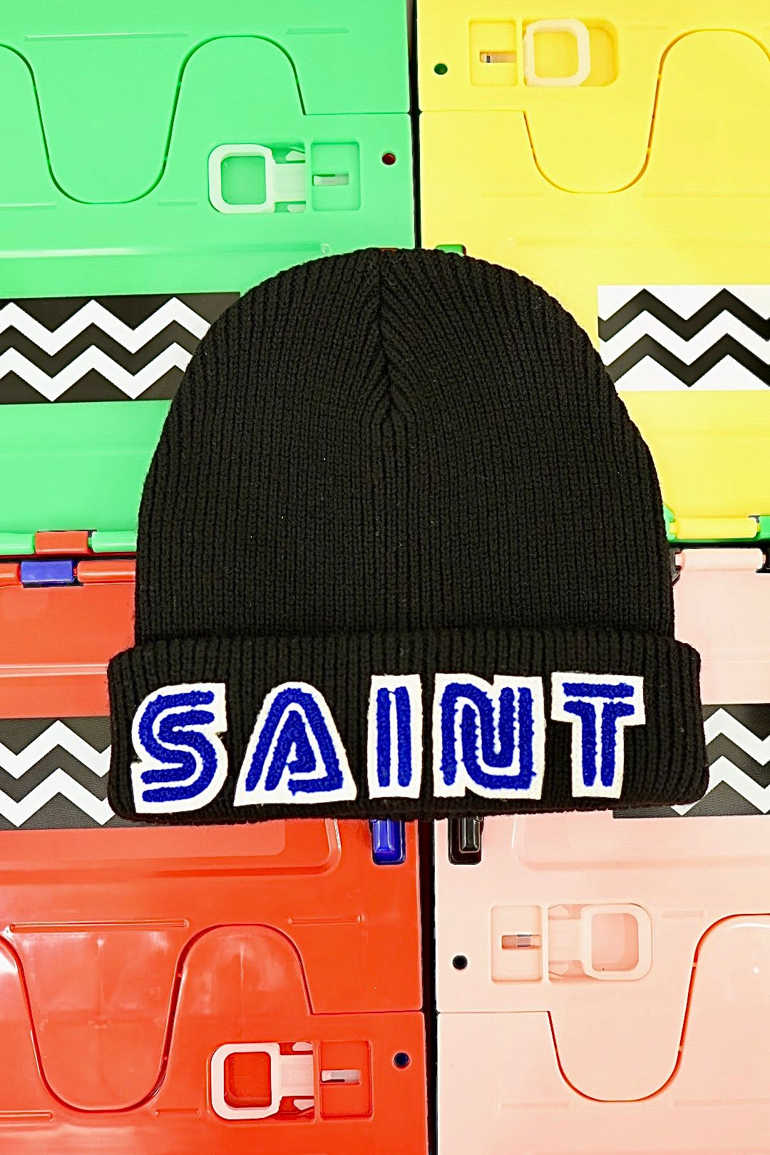 SAINT M×××××× - セントマイケル25AW SEGAコラボ SG_KNIT CAP /SAINT