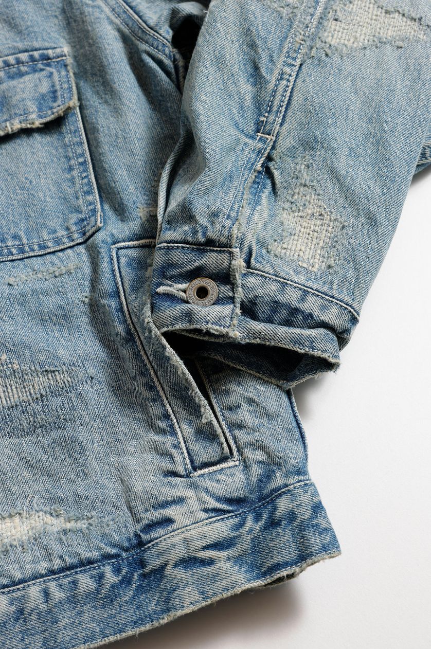 ファンダメンタル デニムジャケット DENIM JACKET 7YR WASH (FA25-JK13H)INDIGO