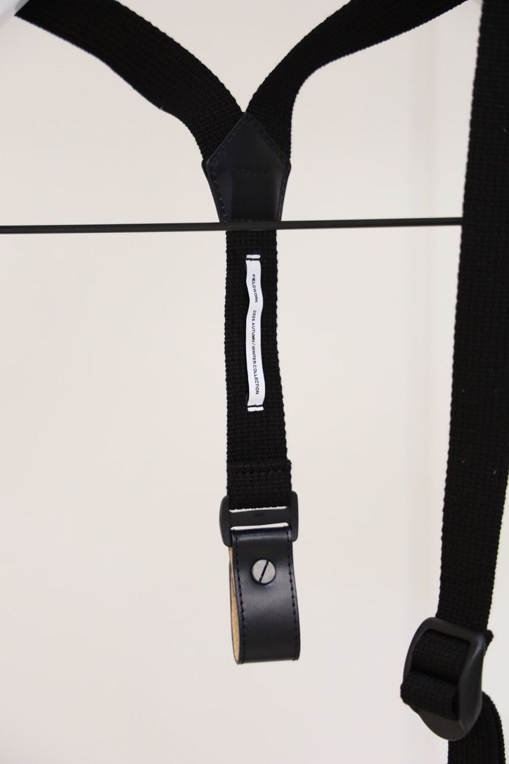 グラフペーパー Graphpaper Y-Back Suspenders(GM263-90566)BLACK☆8月8日(土)発売！