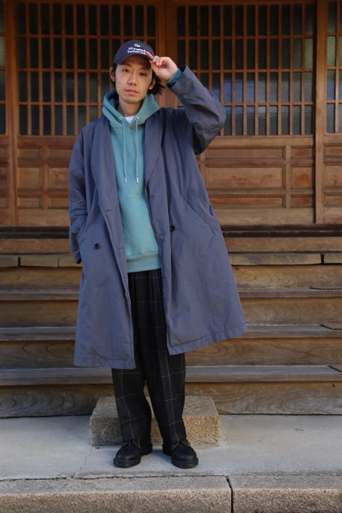 Graphpaper Garment Dyed Shop Coat"GLAY"Style.2020.10.25.