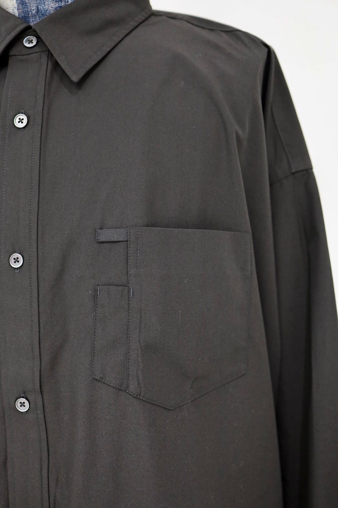 フレッシュサービス FDS SERVICE WORK REGULAR COLLAR SHIRT (FDS254-50099)BLACK