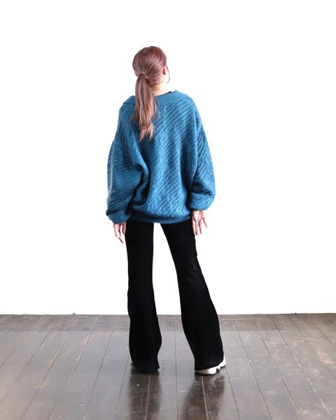 YOKE 新作SILK MOHAIR PULLOVER SWEATER style.2024.2.3