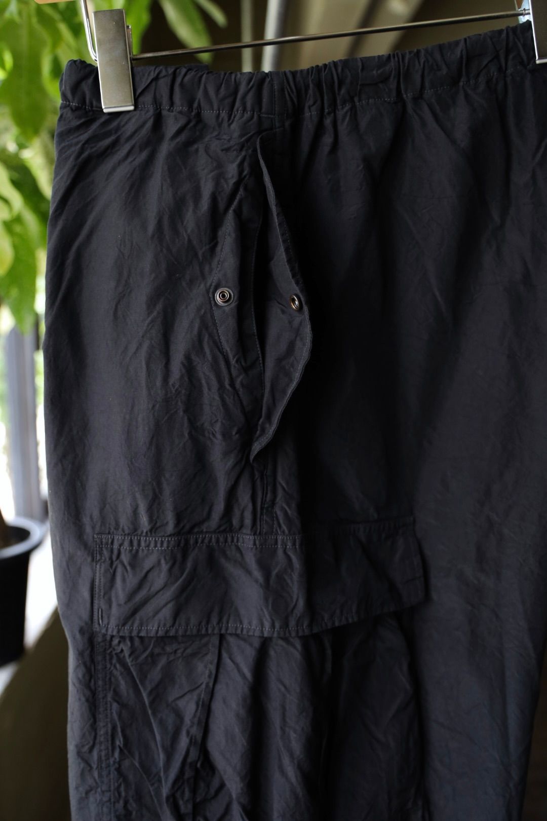 アプレッセ 2025 STYLE2  Silk Taffeta M-51 Over Pants(25AAP-04-11)BLACK