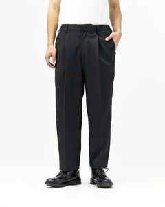 グラフペーパー 25AW SIDOGRAS Melange Ponte Wide Tapered Slacks(GM254-40051)BLACK☆11月29日(土)発売！