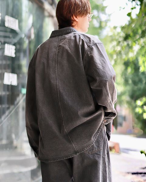 blurhms 23FW 13.5oz Selvage Denim Coverallスタイル