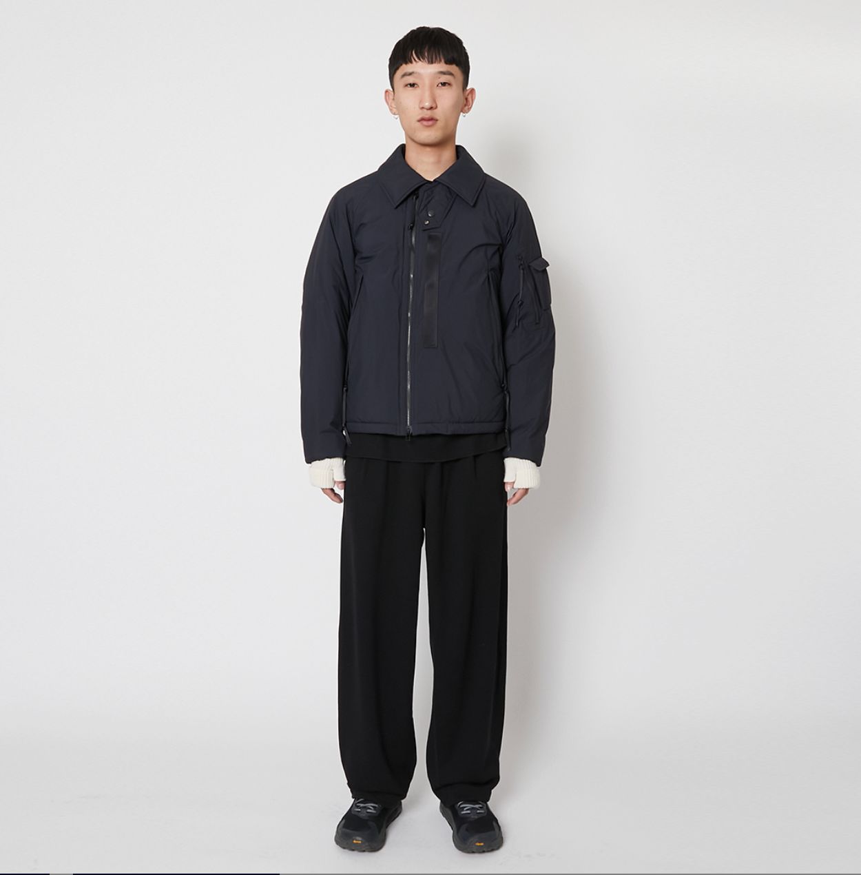 プロダクトトゥエルブ Primaloft Puffer Jacket (25AW-PBL01)BLACK