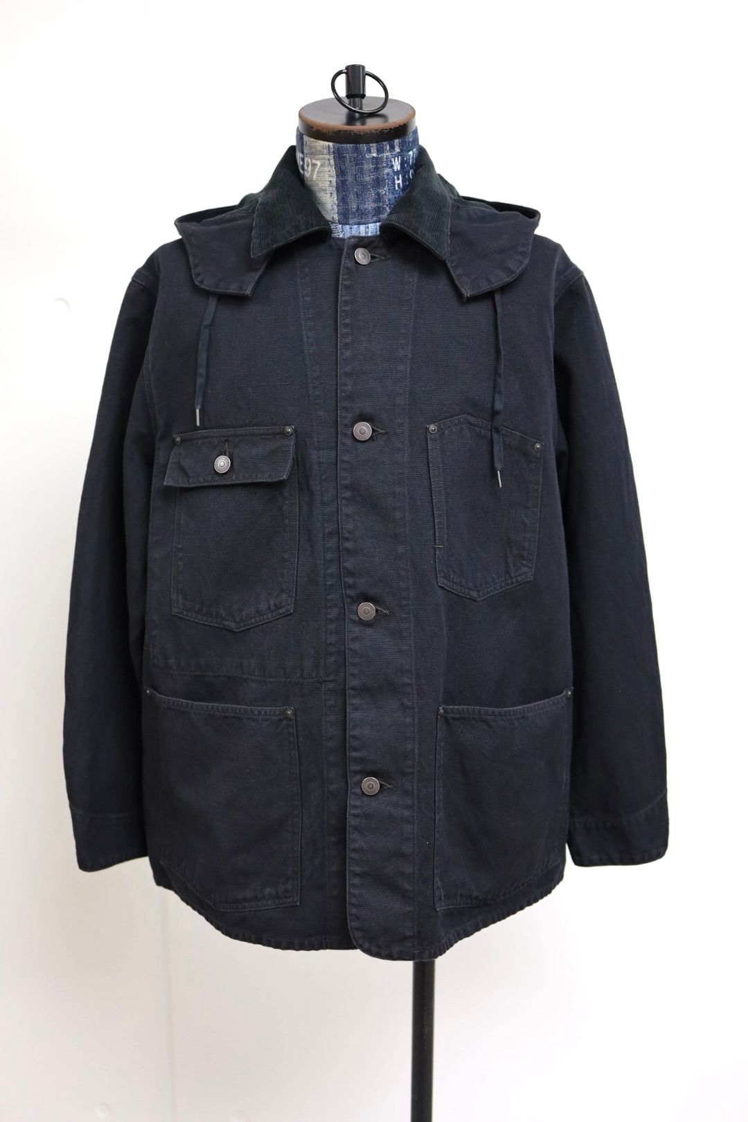 アプレッセ 2026 STYLE1 Vintage Silk Hemp Coverall Jacket (26SAP-01-17)BLACK☆1月24日(土)発売！