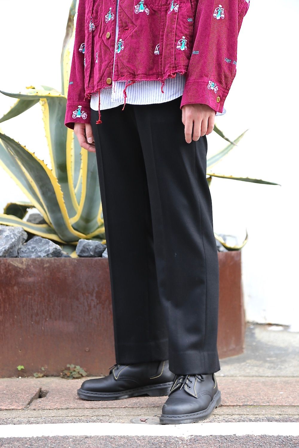 doublet VETNAM EMBROIDERY COURDUROY JACKET PINK style.2020.10.6.