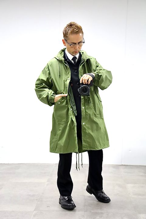 COMME des GARCONS HOMME 26FW リバーシブルモッズコートスタイル