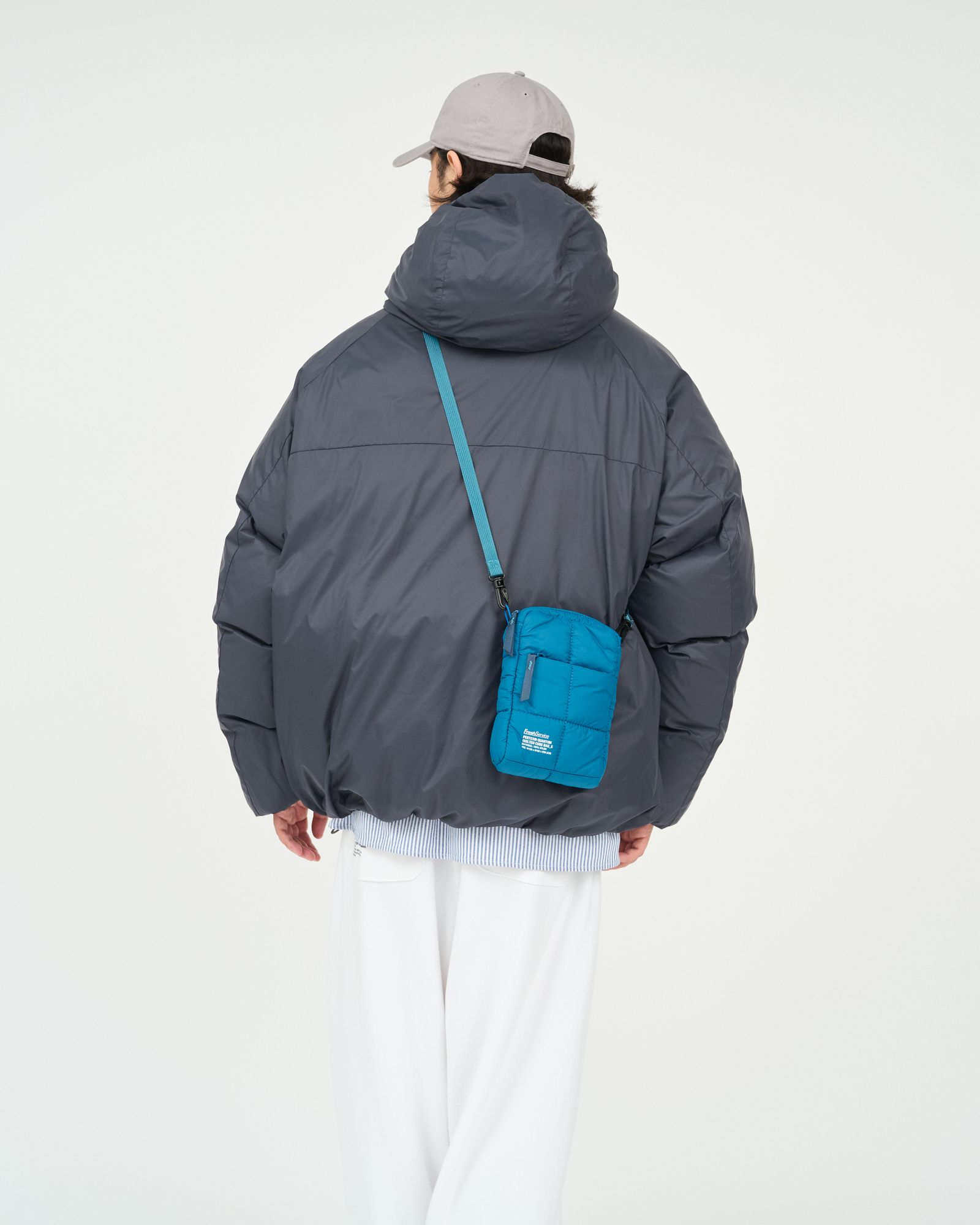 フレッシュサービス 26AW PERTEX® QUANTUM QUILTED CUBE BAG_S(FSP263-90020)TEAL BLUE☆10月17日(土)新作発売！