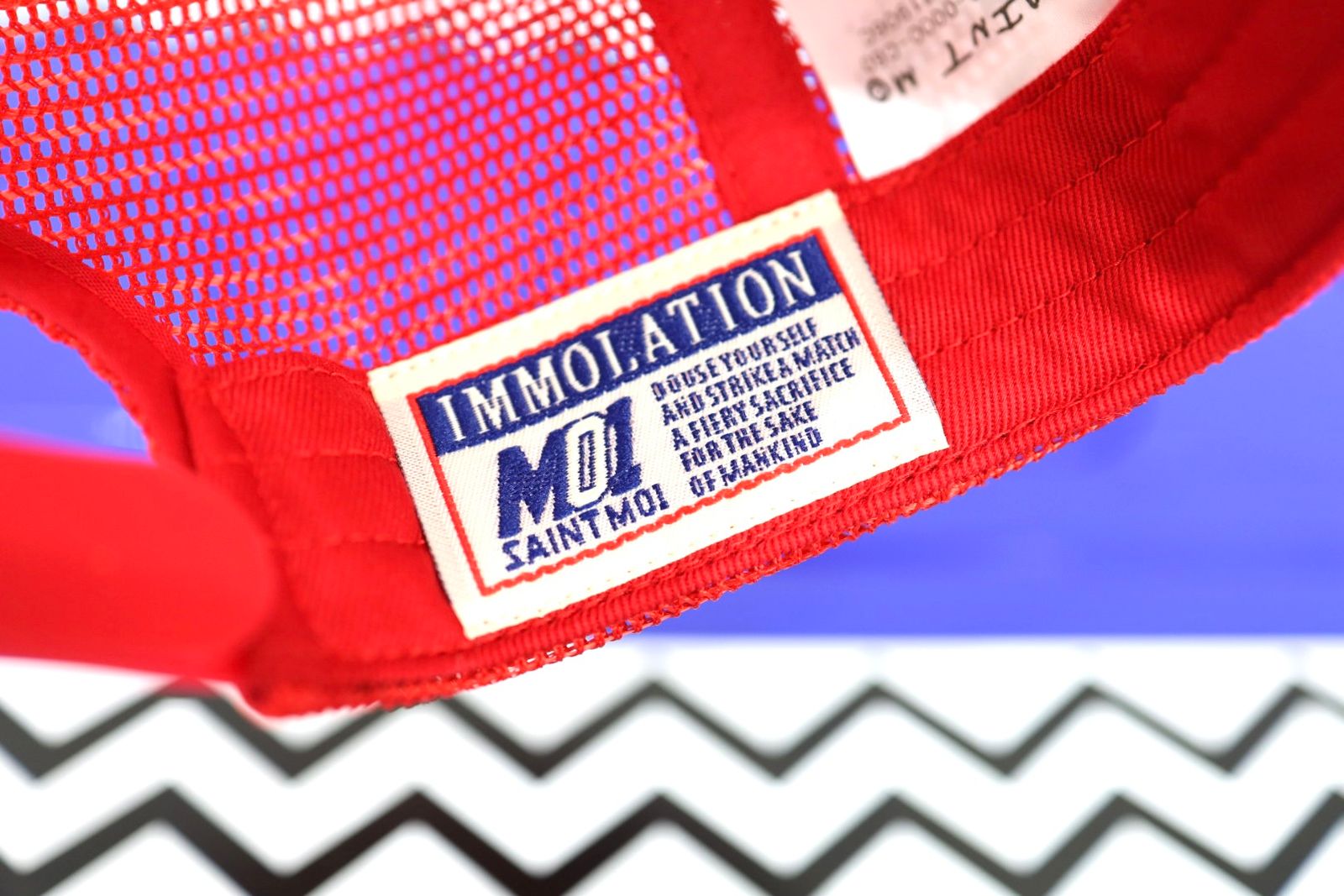 セントマイケル 26SS BAPE_MESH CAP(SM-MK8-0000-C60)RED☆2月7日(土)発売！