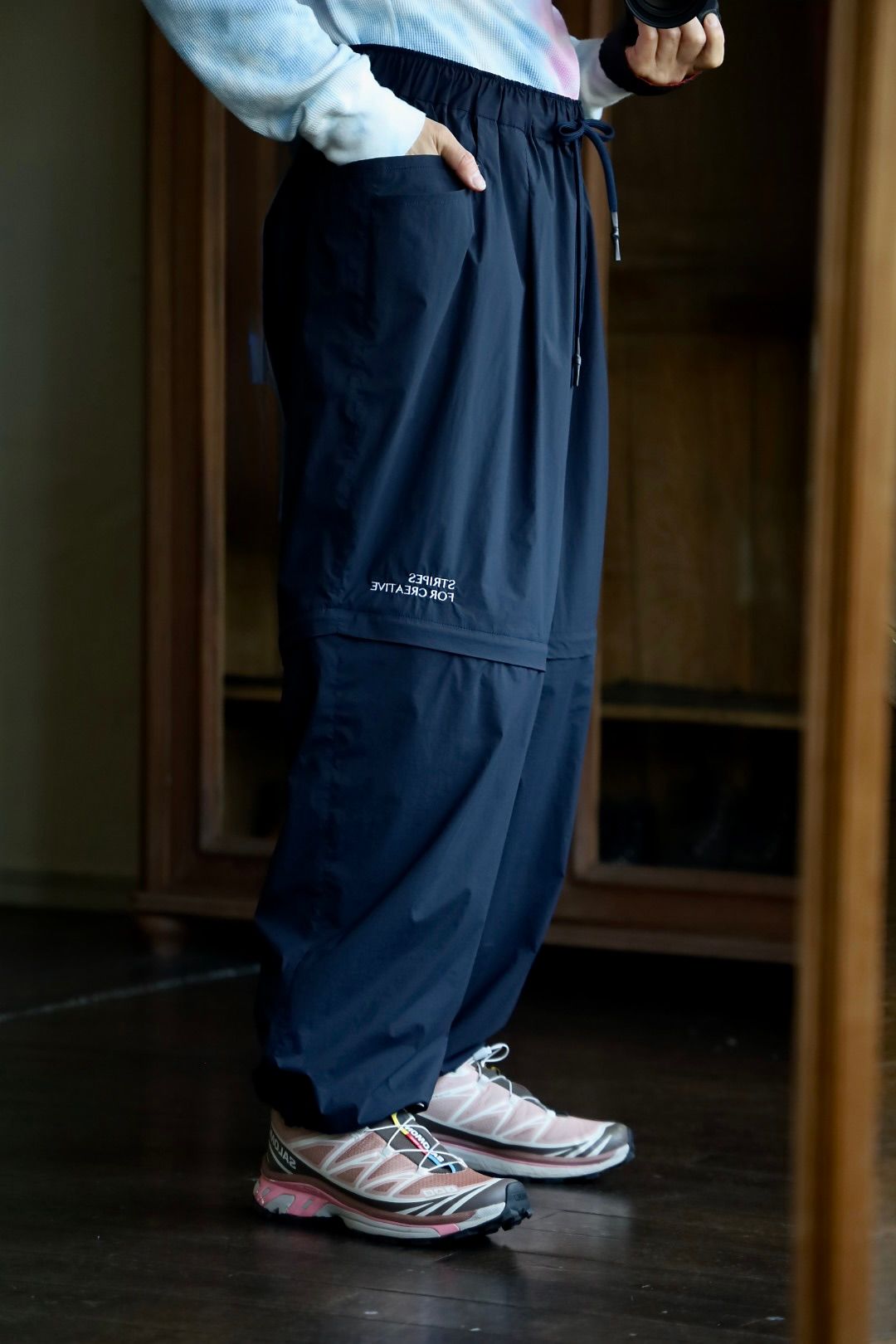 S.F.C 25SS エスエフシー SUPER WIDE DETACHABLE PANTS (SFCSS25SPP01)Navy☆5月10日(土)発売！