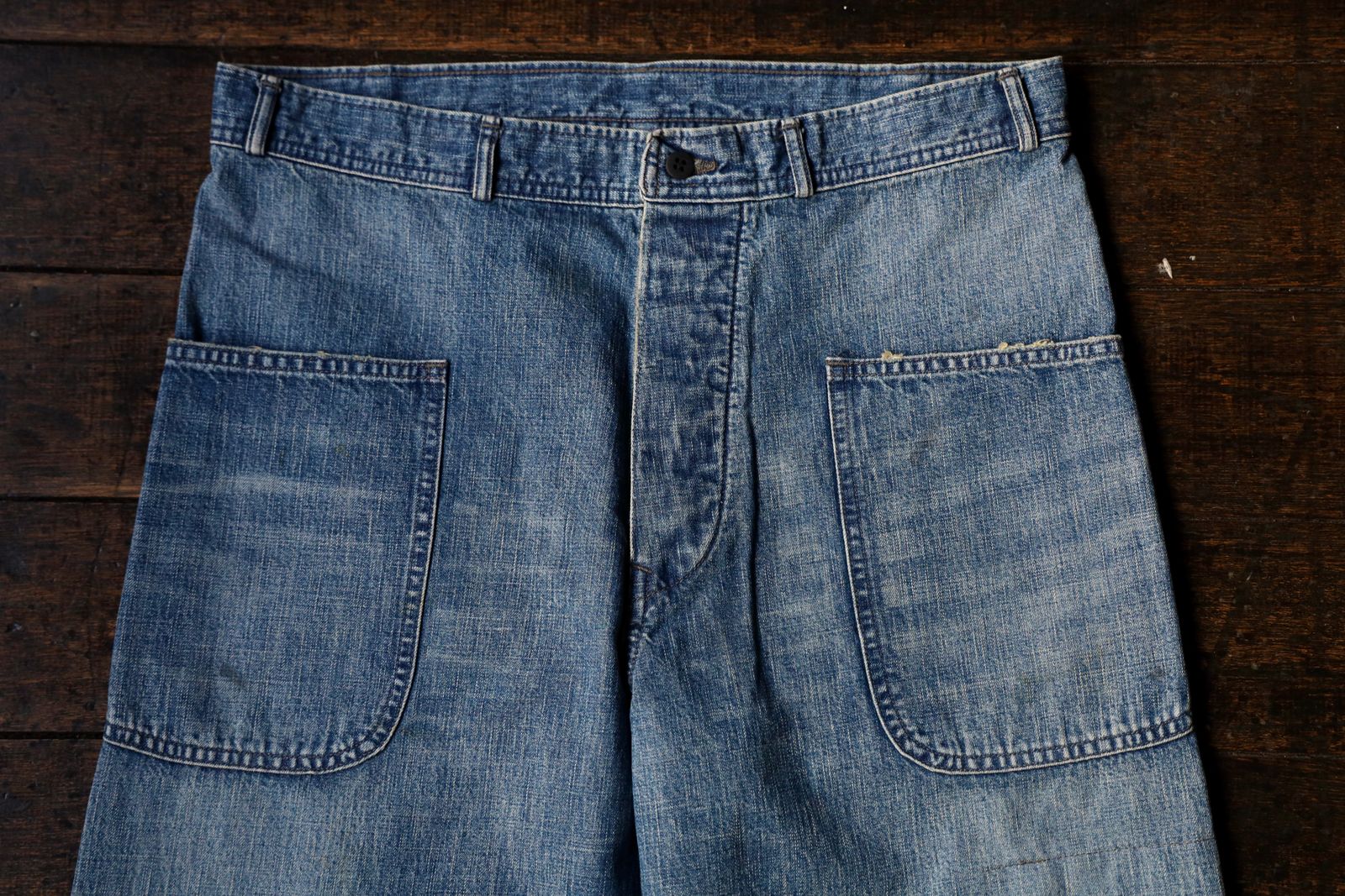 BOW WOW バウワウ USN M44 DUNGAREE TROUSERS(BW251-U4DTS)INDIGO AGING