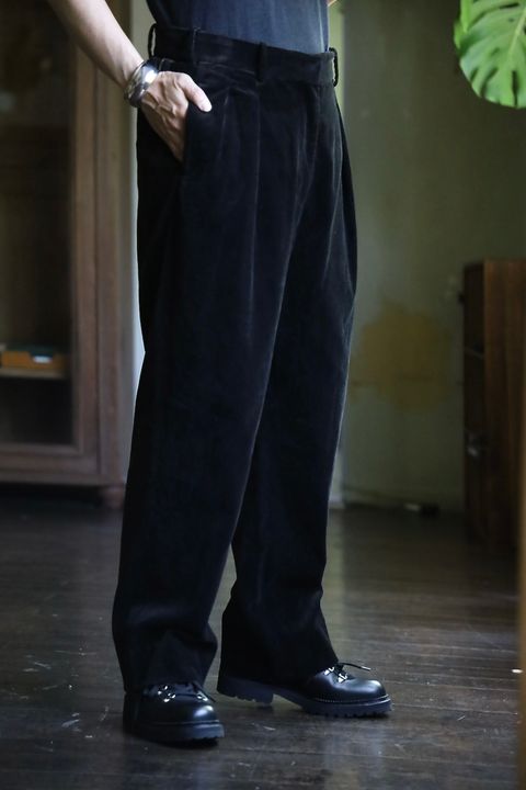 A.PRESSE Vintage Corduroy Trousersスタイル